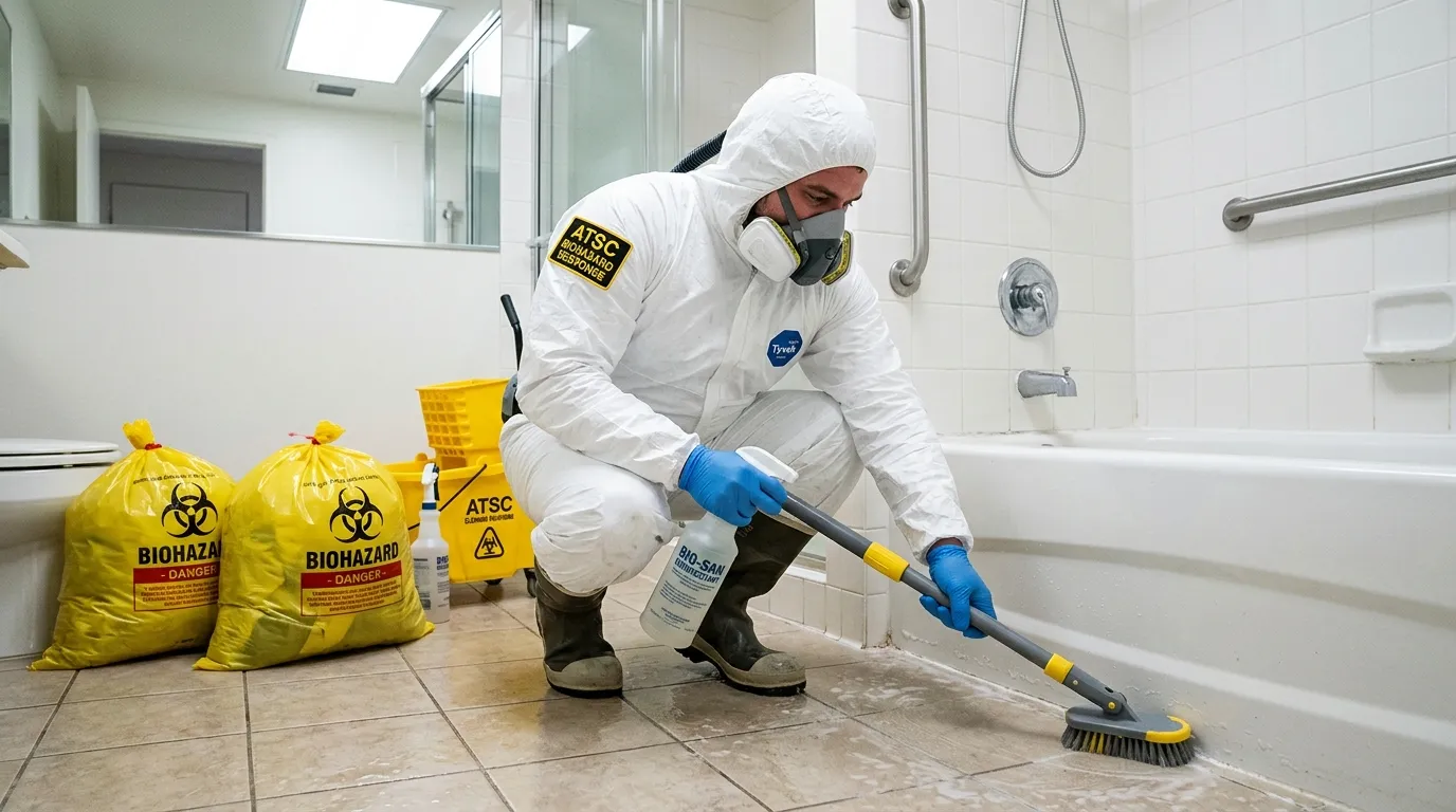 Decontamination equipment deployed for Blood Cleanup in Pico Rivera